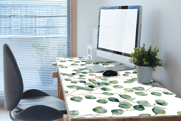 Sous-main bureau Brindilles avec feuilles