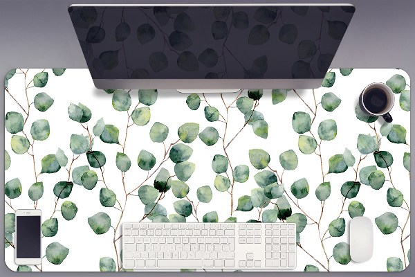 Sous-main bureau Brindilles avec feuilles