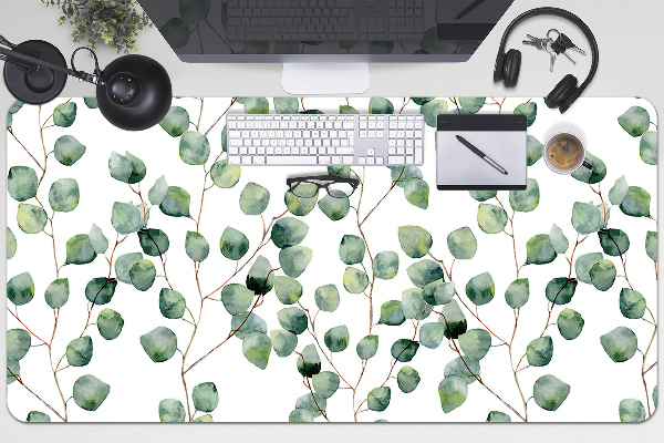 Sous-main bureau Brindilles avec feuilles