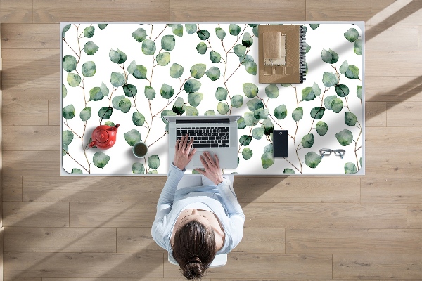 Sous-main bureau Brindilles avec feuilles