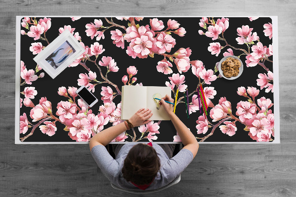 Tapis de bureau fleurs de cerisier