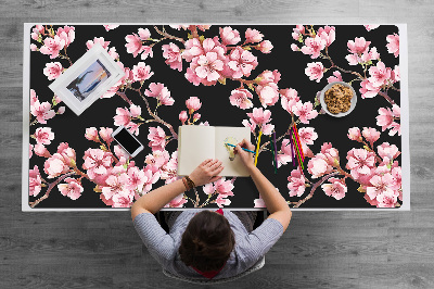 Tapis de bureau fleurs de cerisier