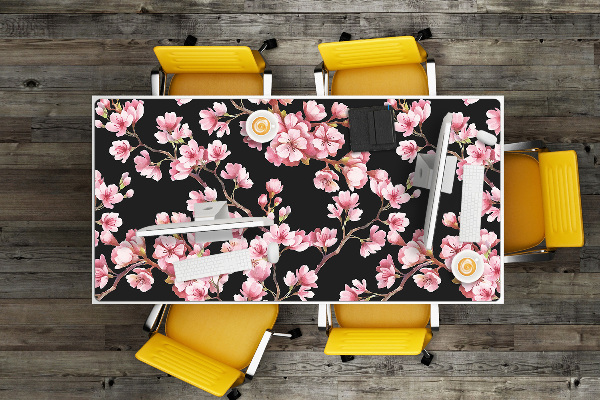 Tapis de bureau fleurs de cerisier