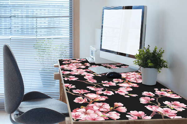 Tapis de bureau fleurs de cerisier