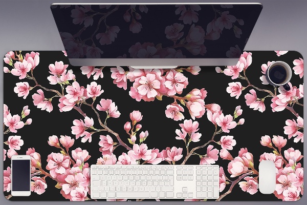 Tapis de bureau fleurs de cerisier