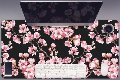 Tapis de bureau fleurs de cerisier