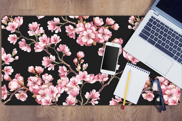 Tapis de bureau fleurs de cerisier