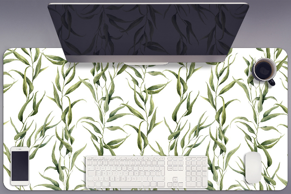 Sous-main bureau Feuilles d'eucalyptus