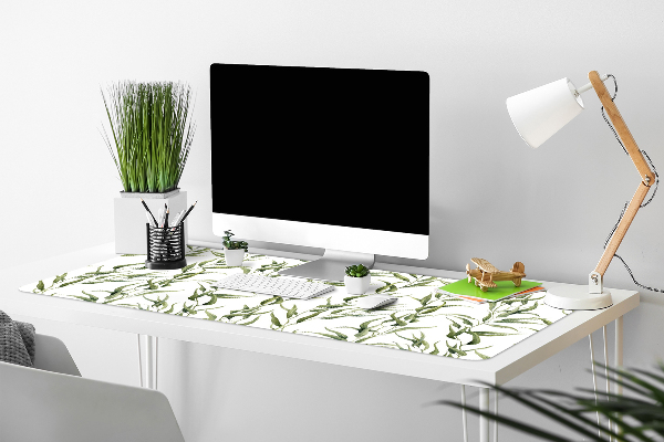 Sous-main bureau Feuilles d'eucalyptus