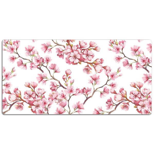 Tapis de bureau fleurs de cerisier
