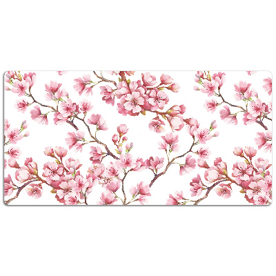 Tapis de bureau fleurs de cerisier