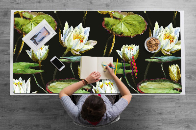 Sous main de bureau Fleurs de lotus