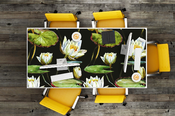 Sous main de bureau Fleurs de lotus