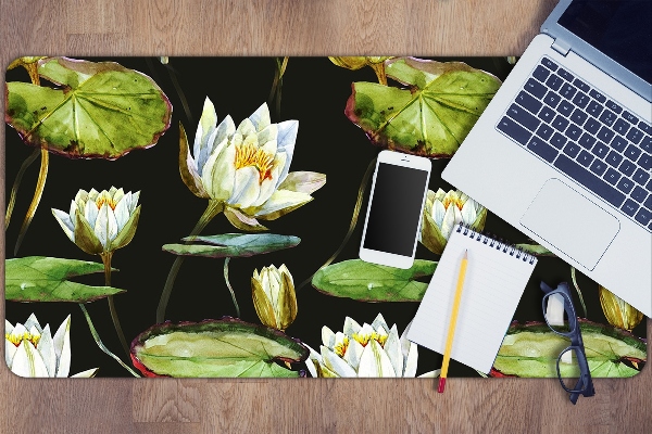 Sous main de bureau Fleurs de lotus