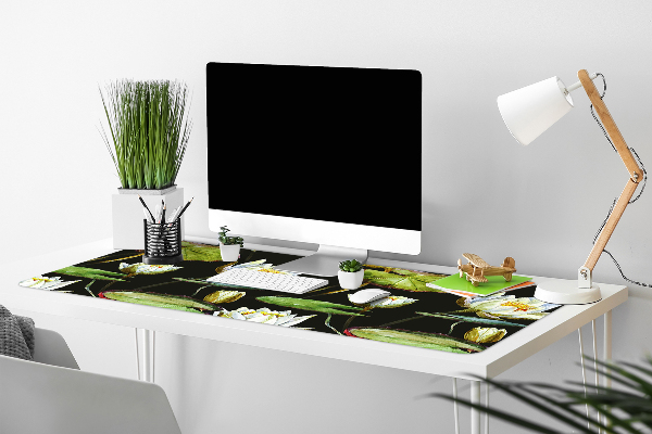 Sous main de bureau Fleurs de lotus