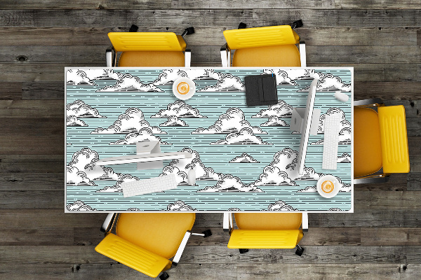 Sous-main bureau Dessin des nuages