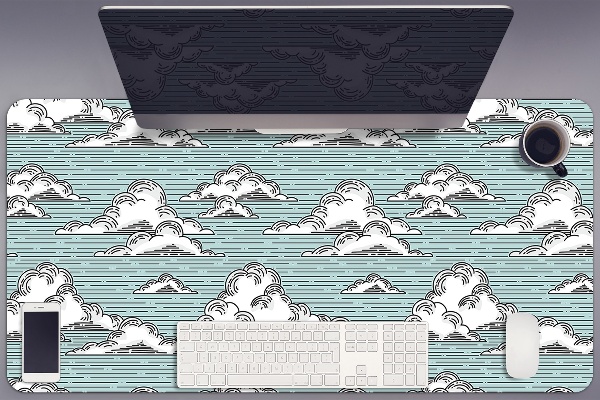 Sous-main bureau Dessin des nuages