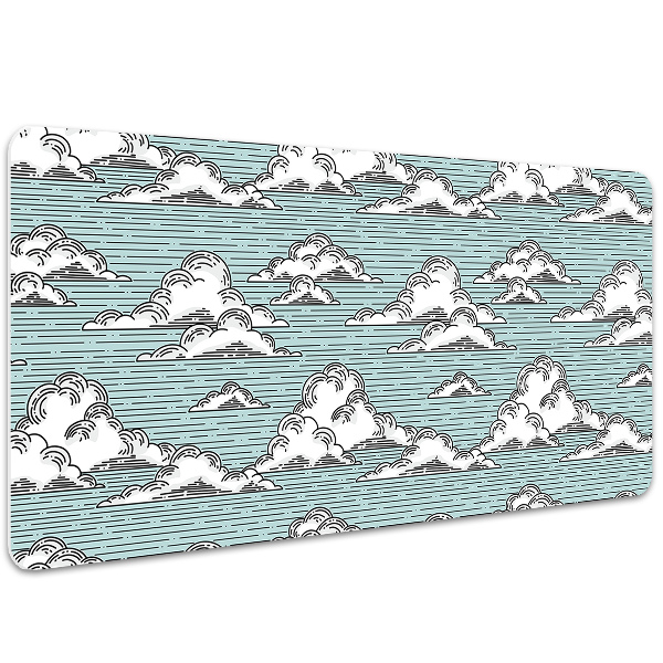 Sous-main bureau Dessin des nuages