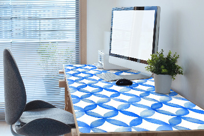 Tapis de bureau Cercles bleus