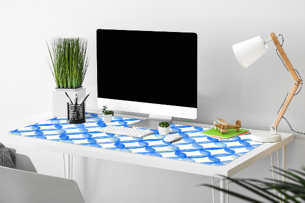 Tapis de bureau Cercles bleus