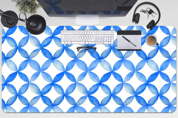 Tapis de bureau Cercles bleus