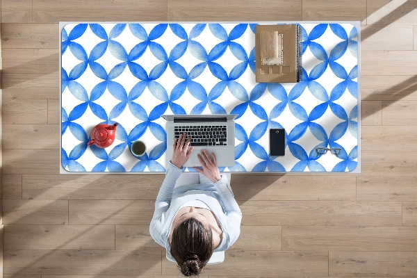 Tapis de bureau Cercles bleus