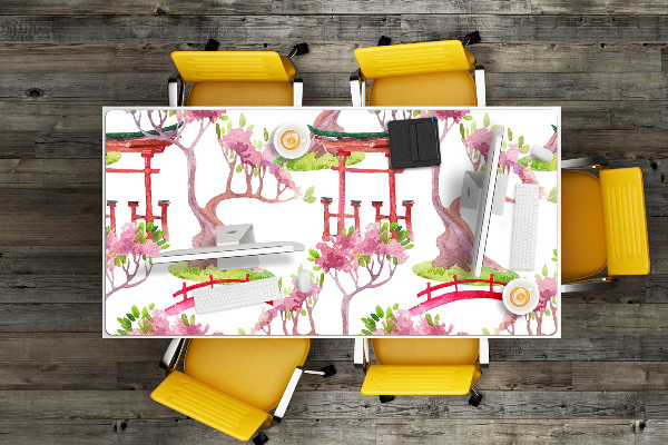 Sous-main bureau Motifs japonais