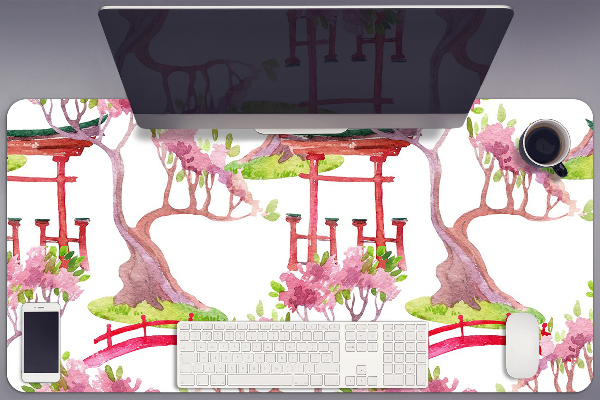 Sous-main bureau Motifs japonais