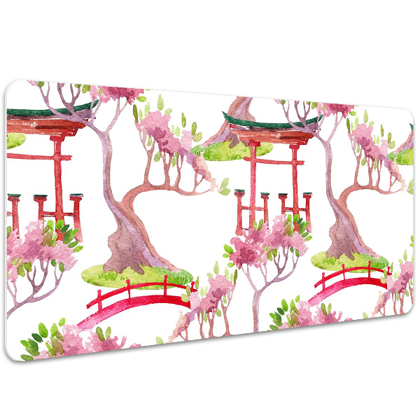 Sous-main bureau Motifs japonais
