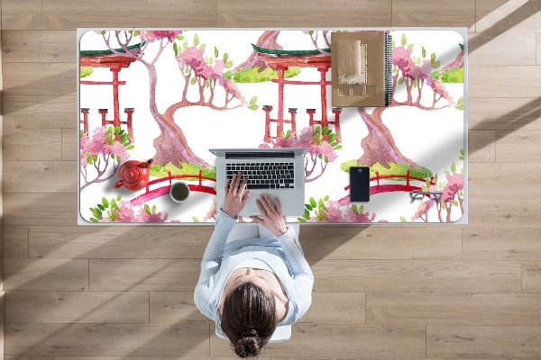 Sous-main bureau Motifs japonais