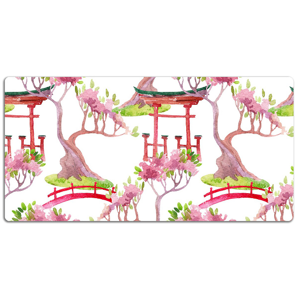 Sous-main bureau Motifs japonais