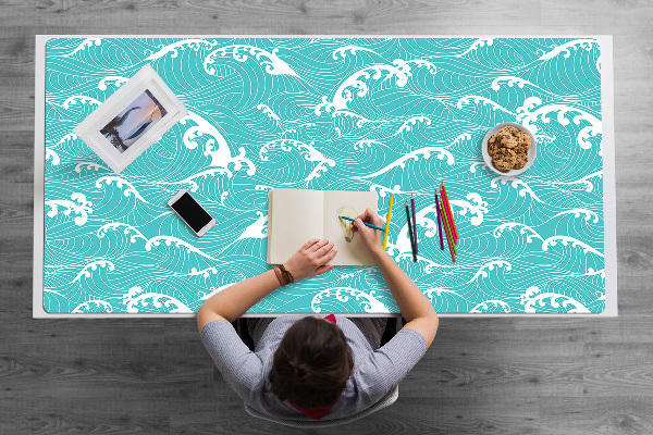 Sous main de bureau Vagues