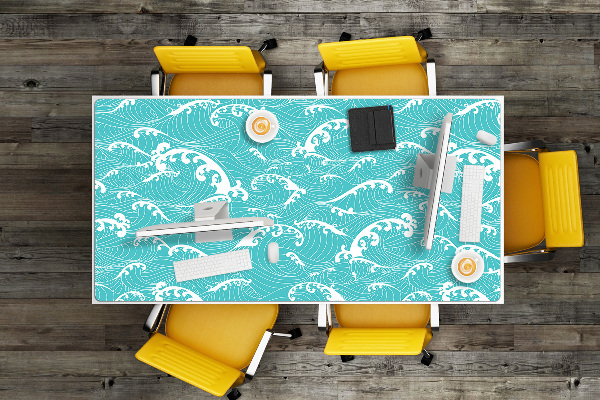 Sous main de bureau Vagues