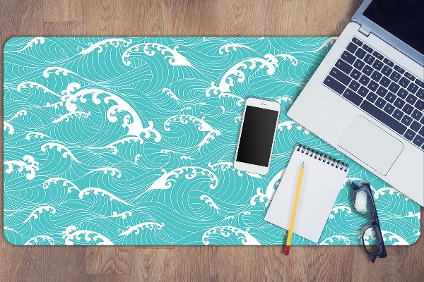 Sous main de bureau Vagues