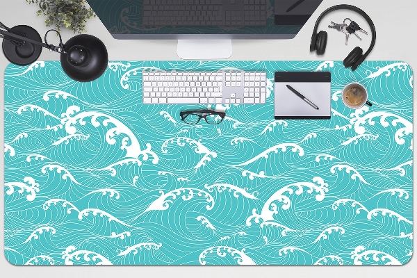 Sous main de bureau Vagues