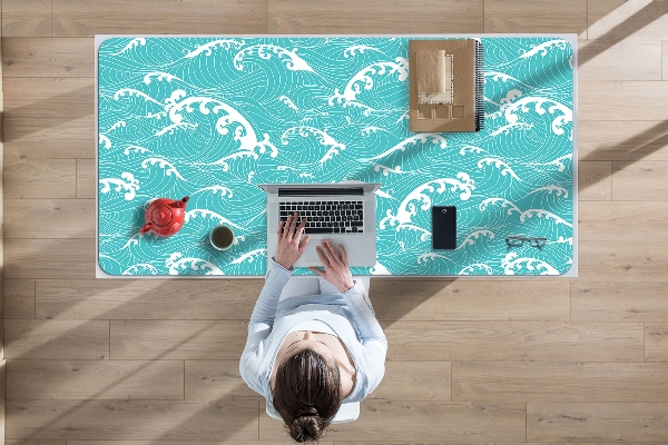 Sous main de bureau Vagues