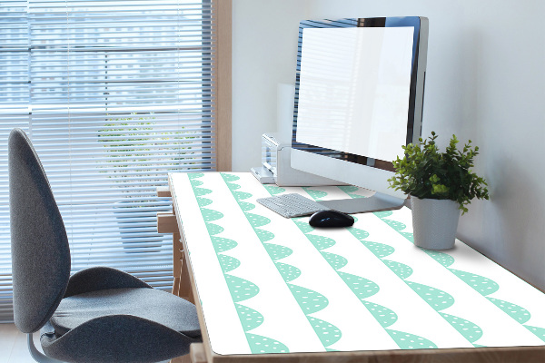 Tapis de bureau Rangées de menthe