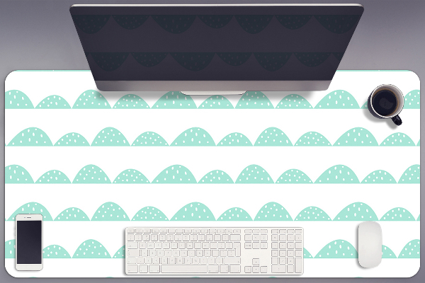 Tapis de bureau Rangées de menthe