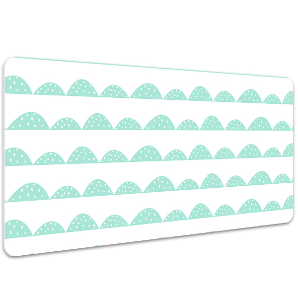 Tapis de bureau Rangées de menthe