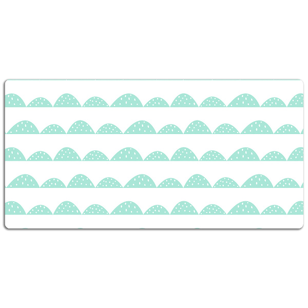Tapis de bureau Rangées de menthe