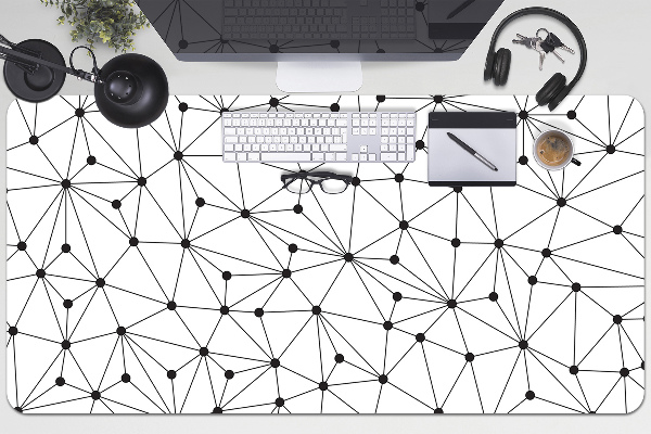 Tapis de bureau Triangles points