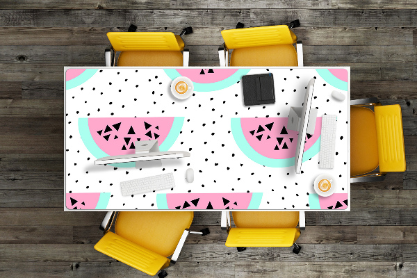 Tapis de bureau Watermelons et points