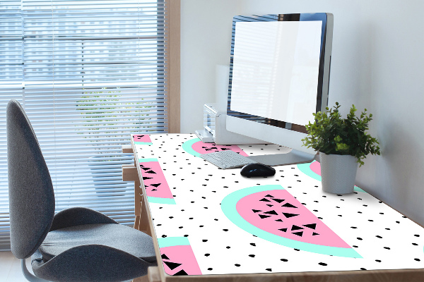 Tapis de bureau Watermelons et points