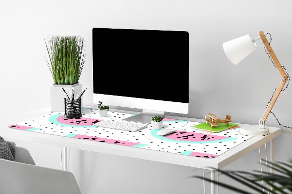 Tapis de bureau Watermelons et points