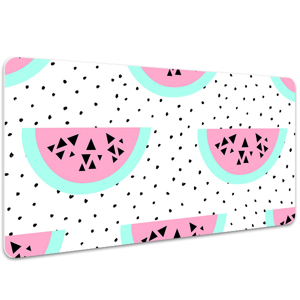 Tapis de bureau Watermelons et points