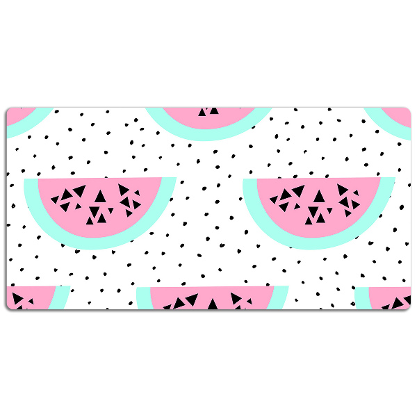Tapis de bureau Watermelons et points
