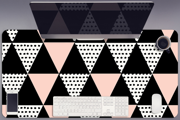 Sous-main bureau Triangles géométriques
