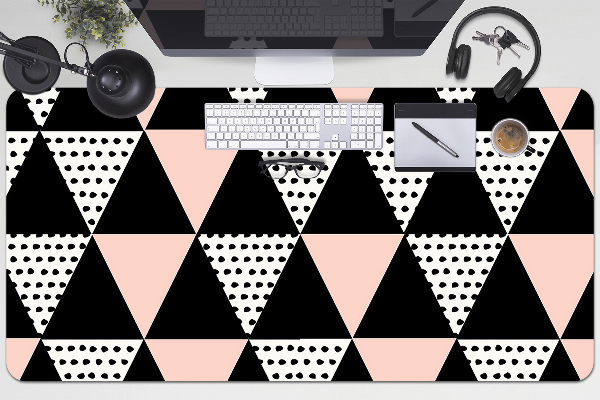Sous-main bureau Triangles géométriques