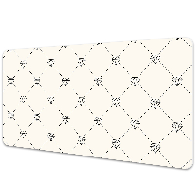 Tapis de bureau Motif en diamants