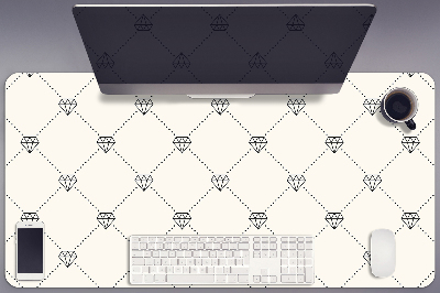 Tapis de bureau Motif en diamants